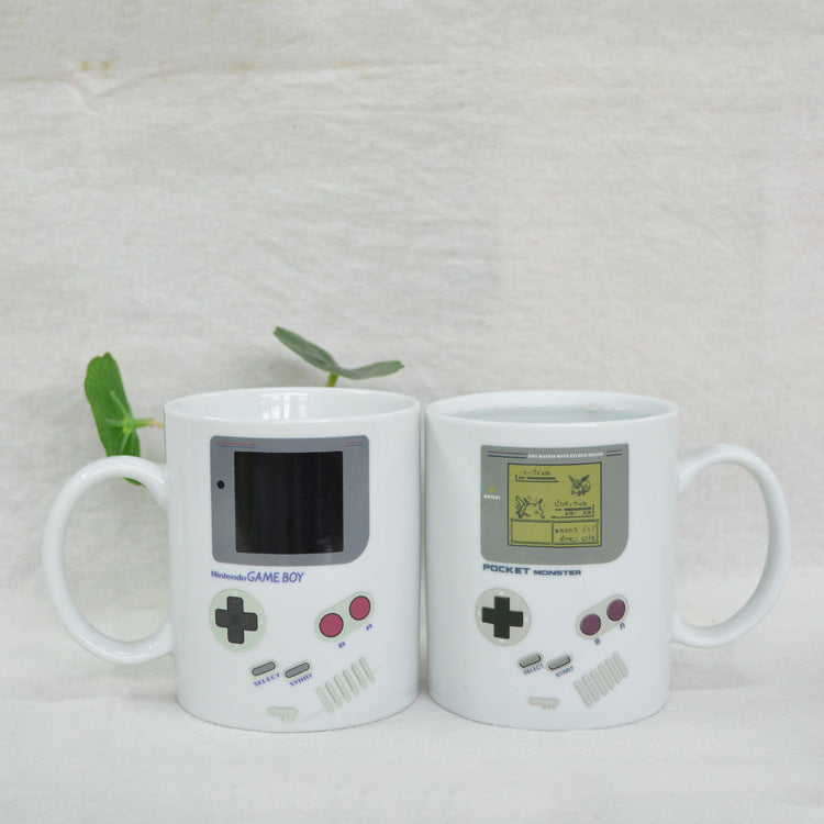 Retro Game Machine Mark Color Changing Cup Student Thermal Warm Coffee Cup 🇨🇳