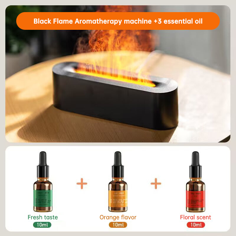 Flame Aroma Diffuser Air Humidifier Ultrasonic Cool Mist Maker Fogger with essential oil 🇨🇳