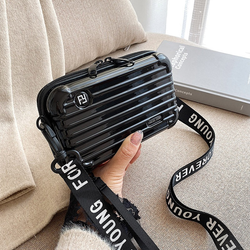 PC hard shell toiletry bag 7-inch shoulder crossbody bag hand storage bag suitcase small bag 🇨🇳