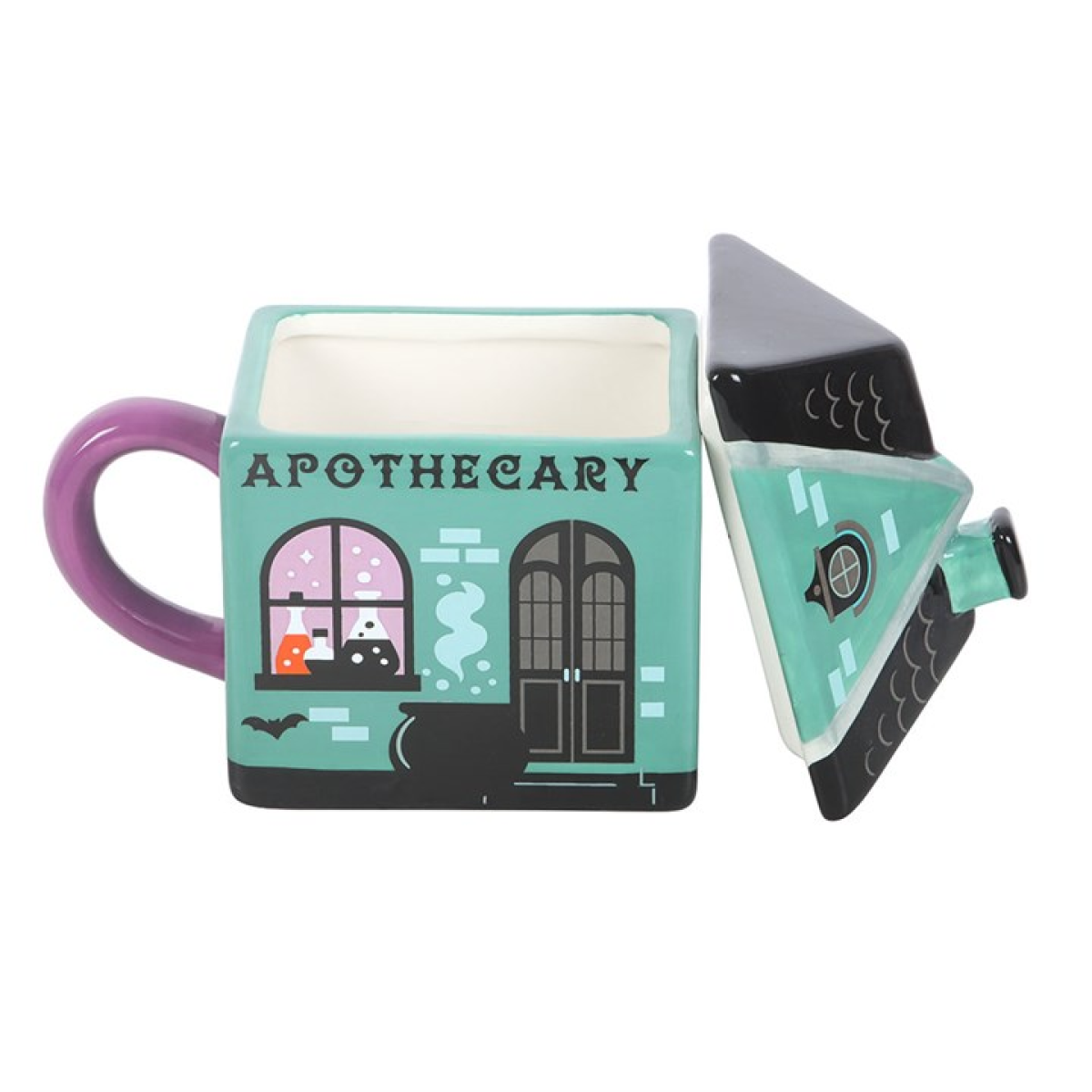 Apothecary Shop Lidded Mug 🇬🇧