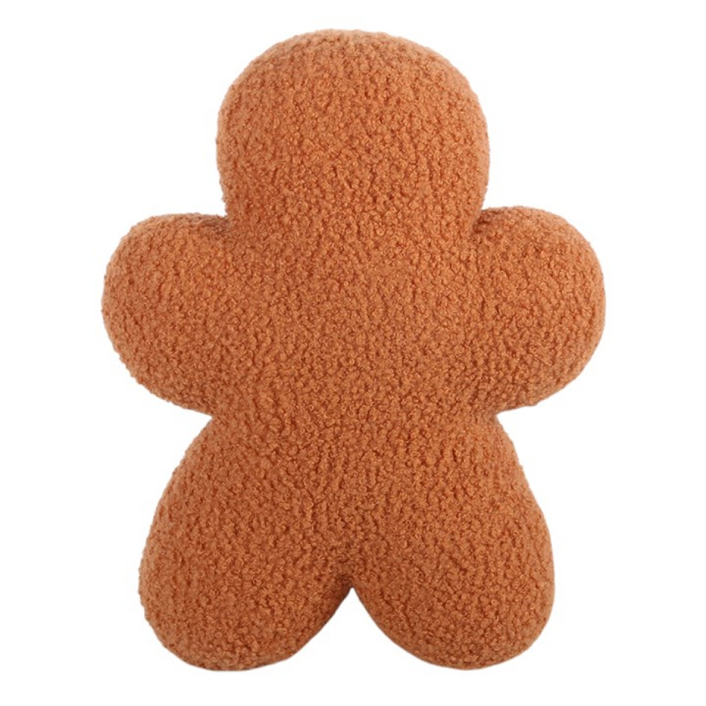 Sugarplum Bakery Gingerbread Man Boucle Cushion 🇬🇧