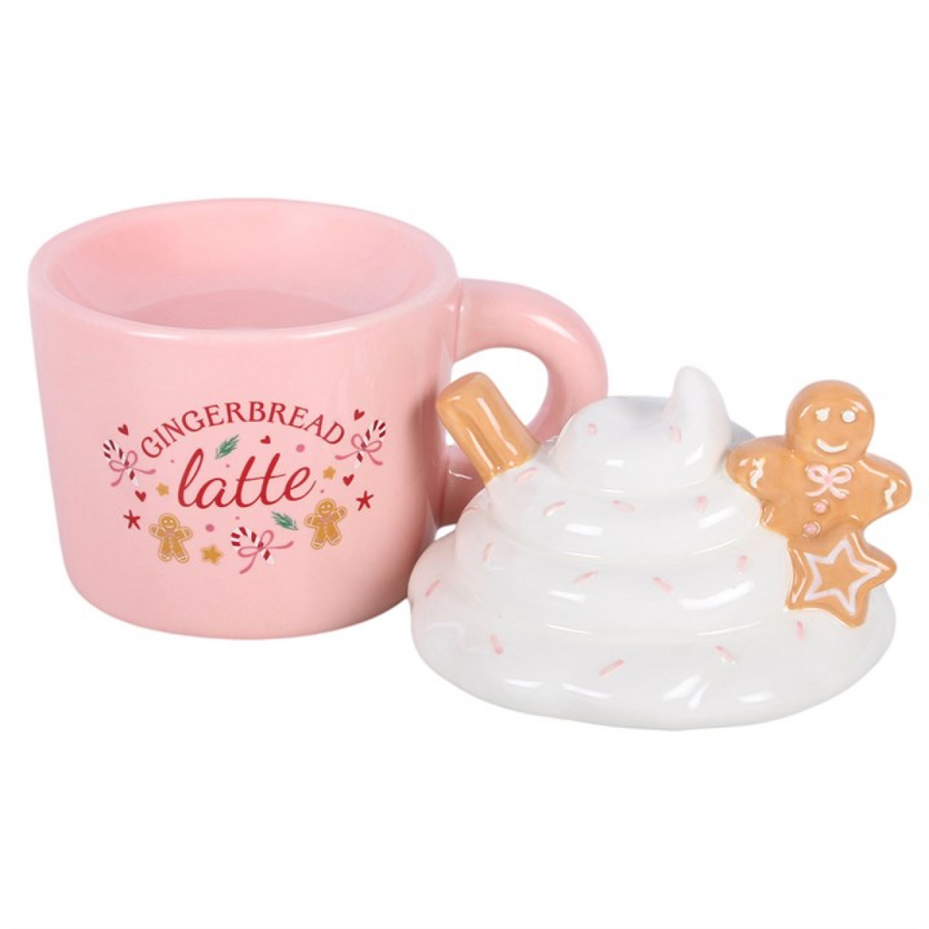 Pink Gingerbread Latte Oil Burner and Wax Warmer 🇬🇧