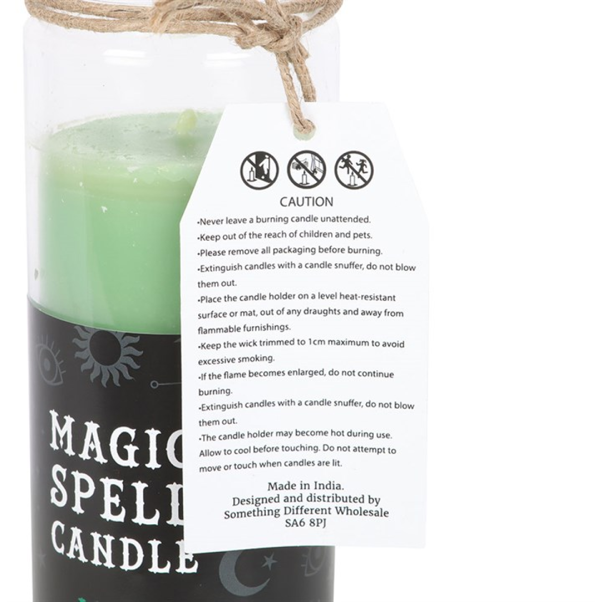 Luck Green Tea Magic Spell Tube Candle 🇬🇧