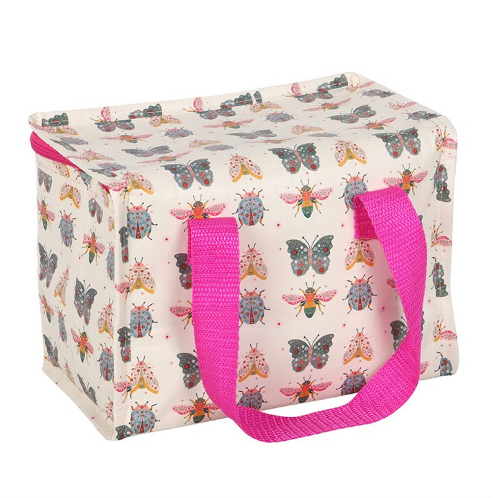 Floral Bug Print Lunch Bag 🇬🇧