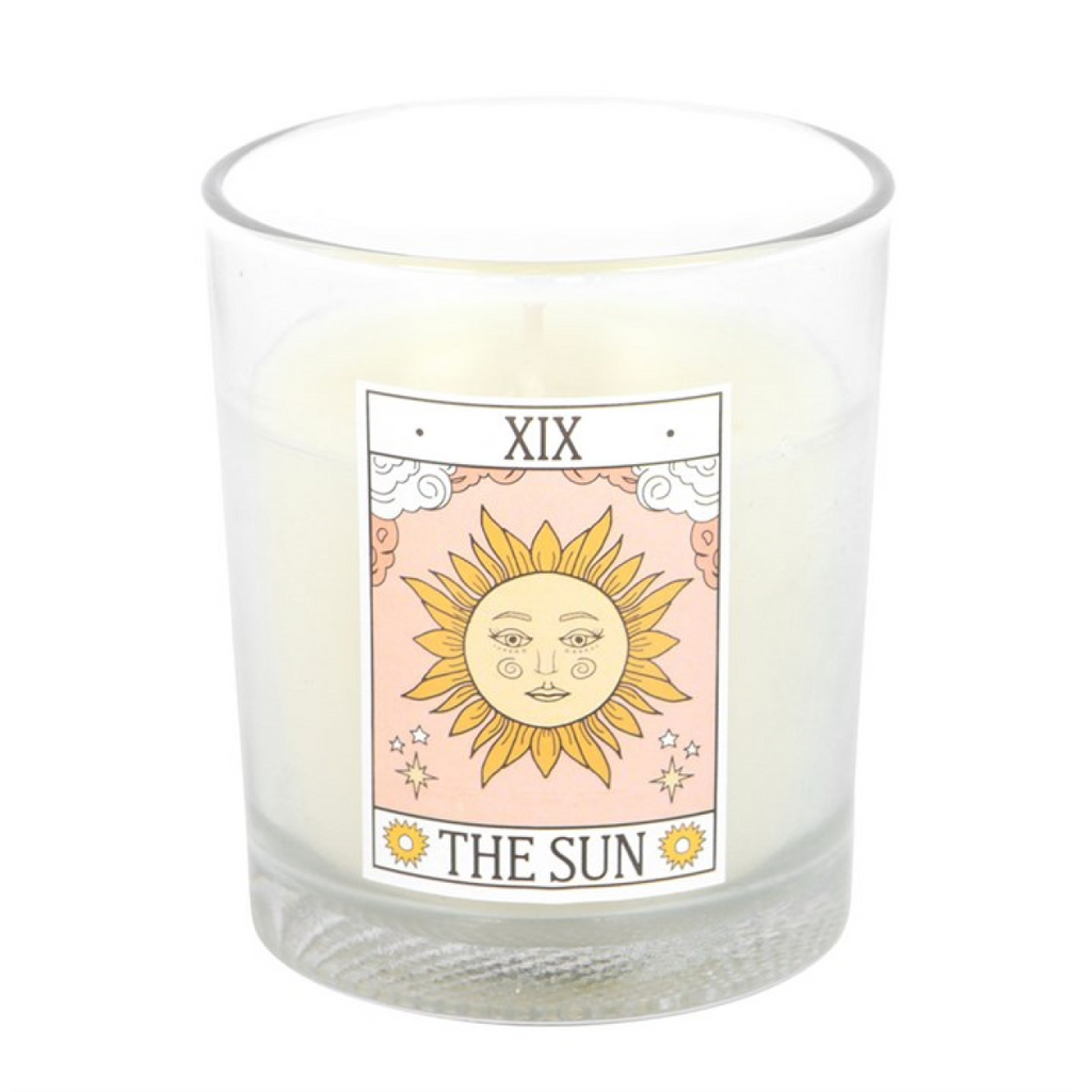 The Sun Vintage Tarot Rose Candle 🇬🇧