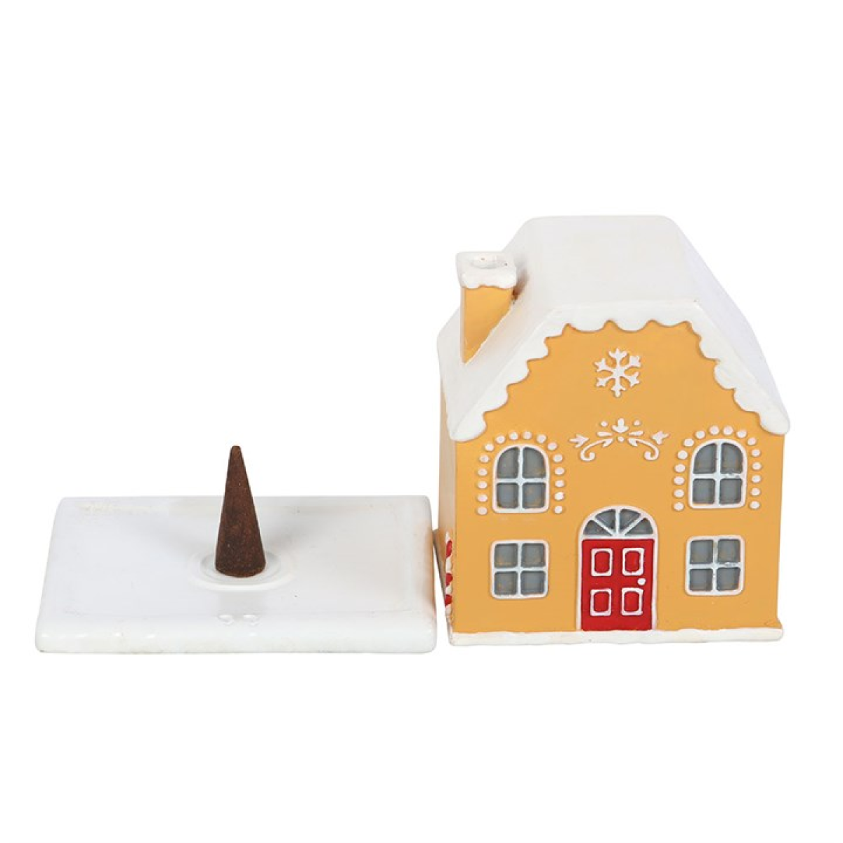 Candy Cane Gingerbread House Incense Cone Holder 🇬🇧