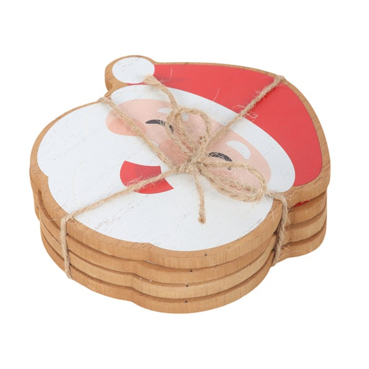 Jolly Santa Christmas Coaster Sett 🇬🇧