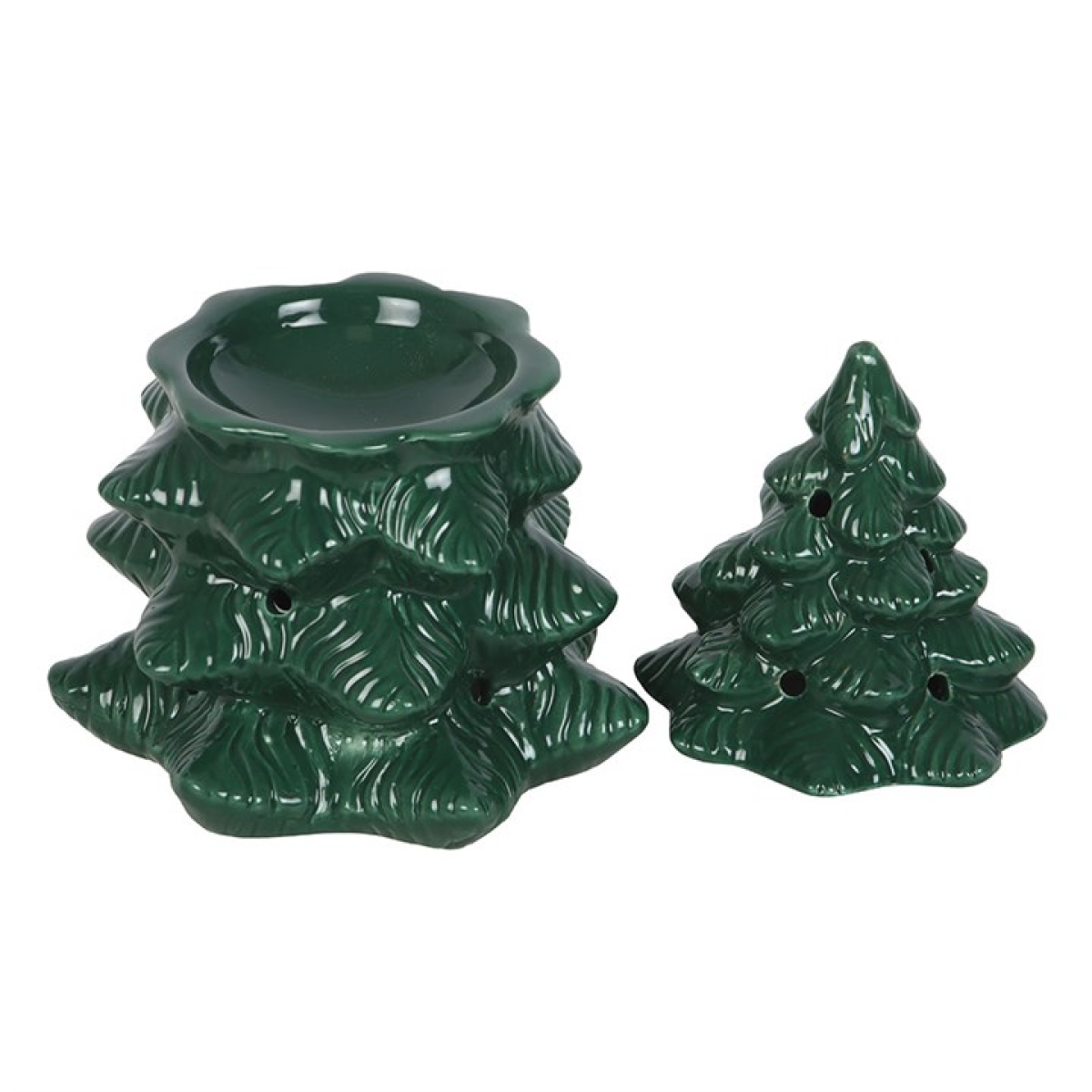 Green Fir Tree Oil Burner and Wax Warmer 🇬🇧