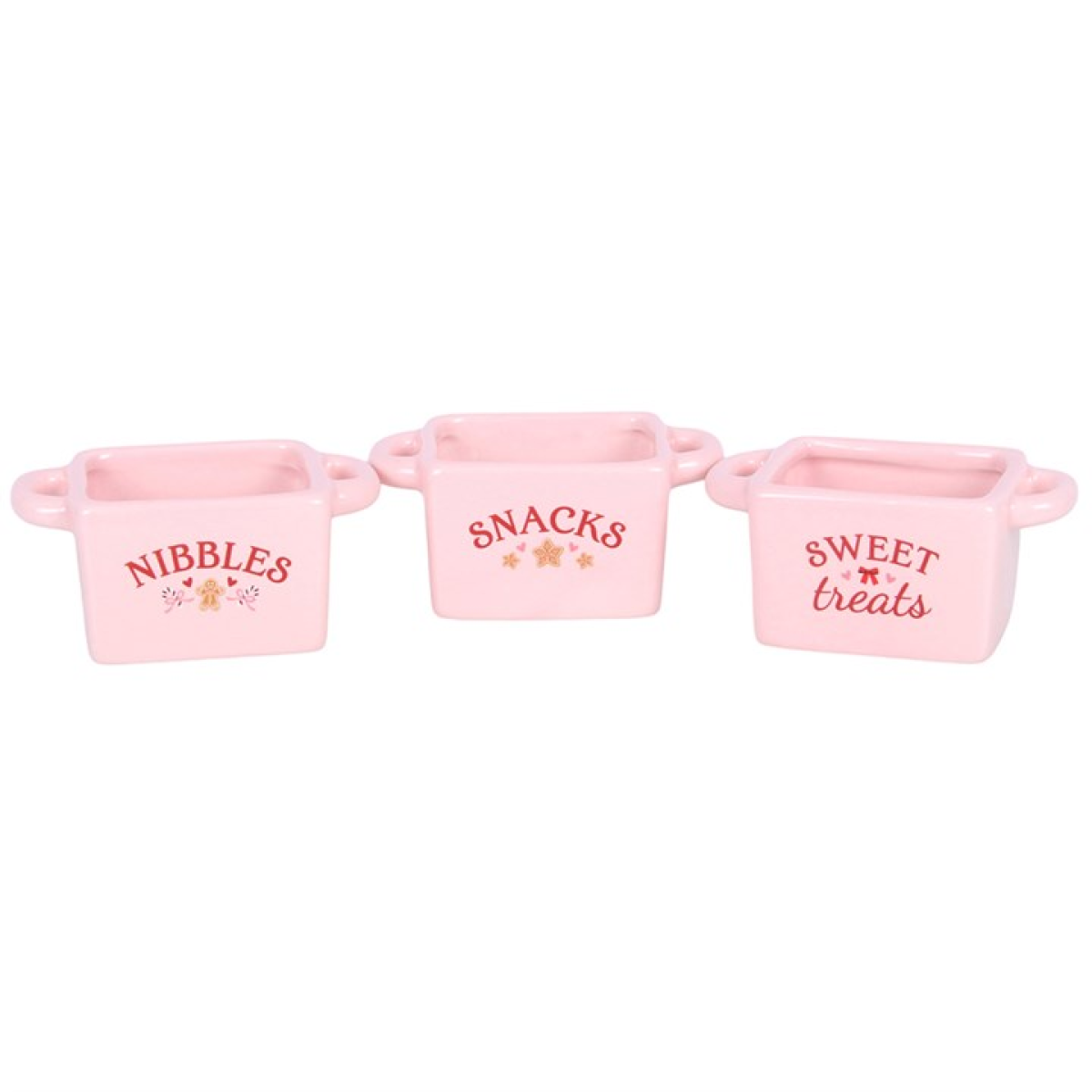 Set of 3 Sugarplum Bakery Snack Bowls