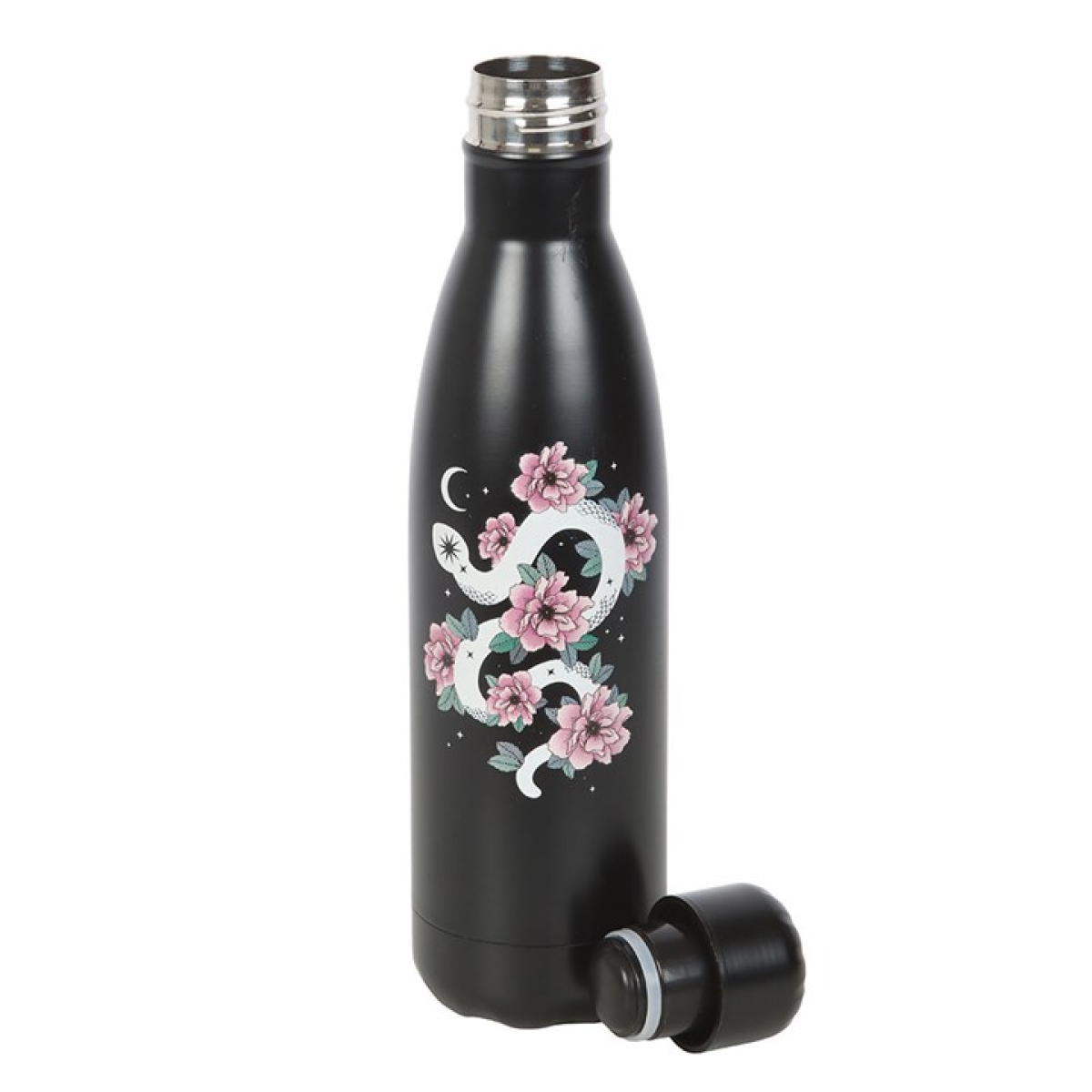 Floral Snake Metal Water Bottle 🇬🇧