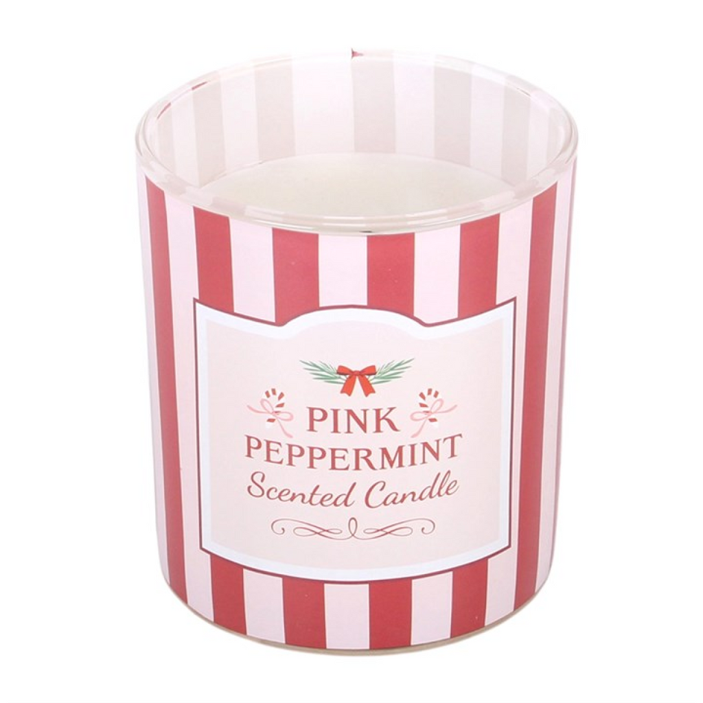 Pink Peppermint Scented Candle 🇬🇧
