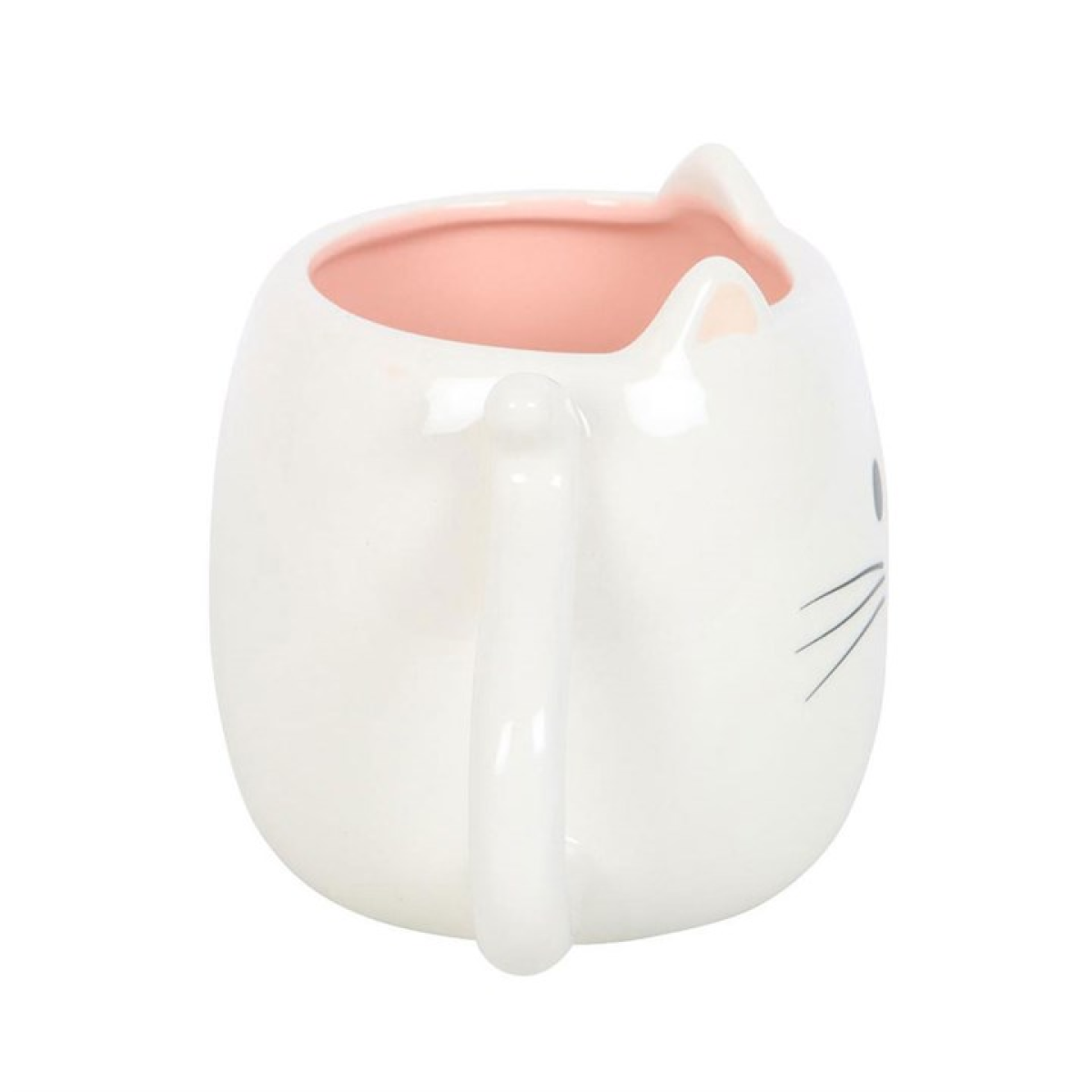 White Cat Shaped Mug 🇬🇧