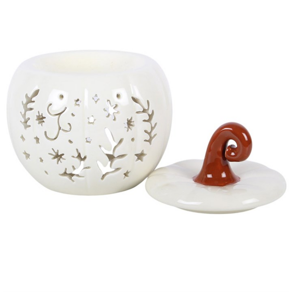 Cream Folk Pumpkin Oil Burner and Wax Warmer 🇬🇧