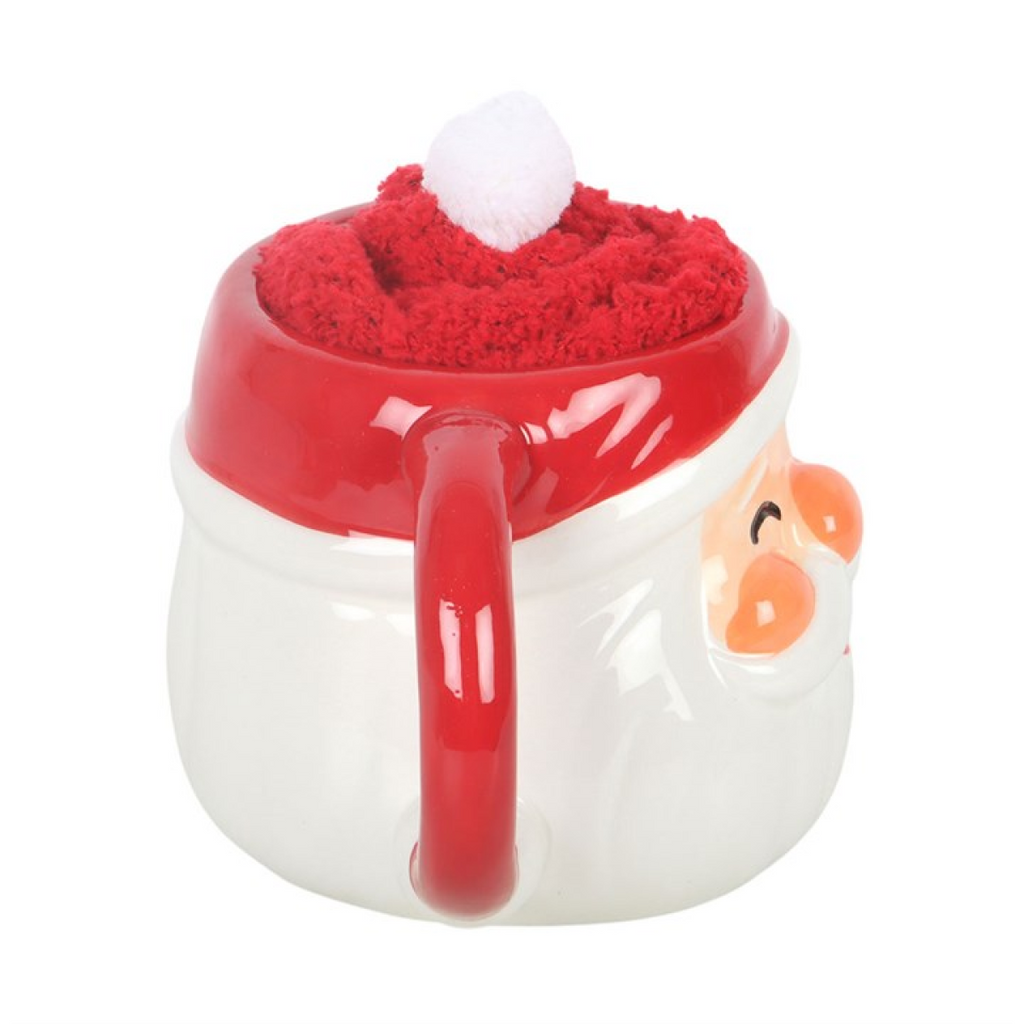 Jolly Santa Christmas Mug and Socks Set 🇬🇧