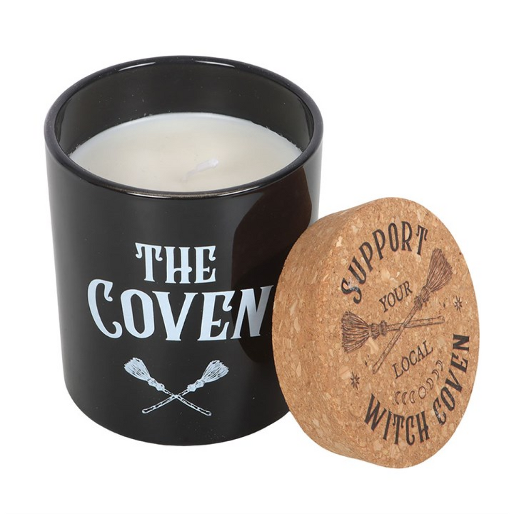 *The Coven Black Fig Scented Glass Candle with Cork Lid 🇬🇧
