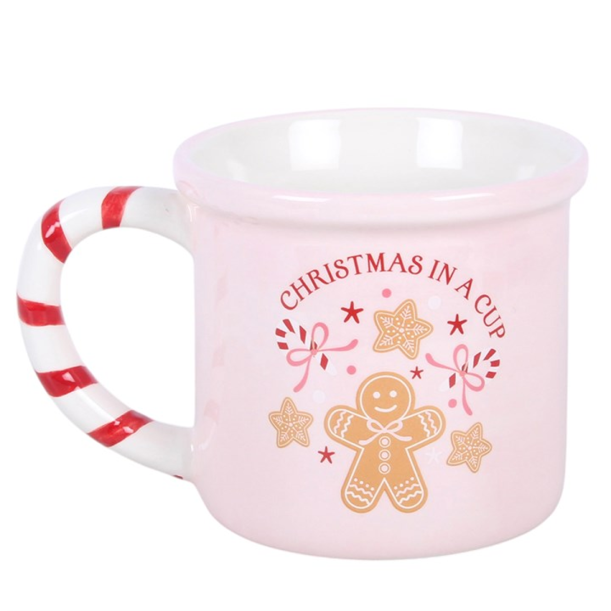 Pink Christmas in a Cup Mug 🇬🇧