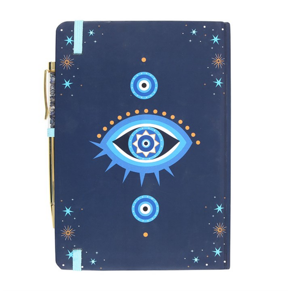 All Seeing Eye A5 Notebook with Crystal Chip Pen 🇬🇧