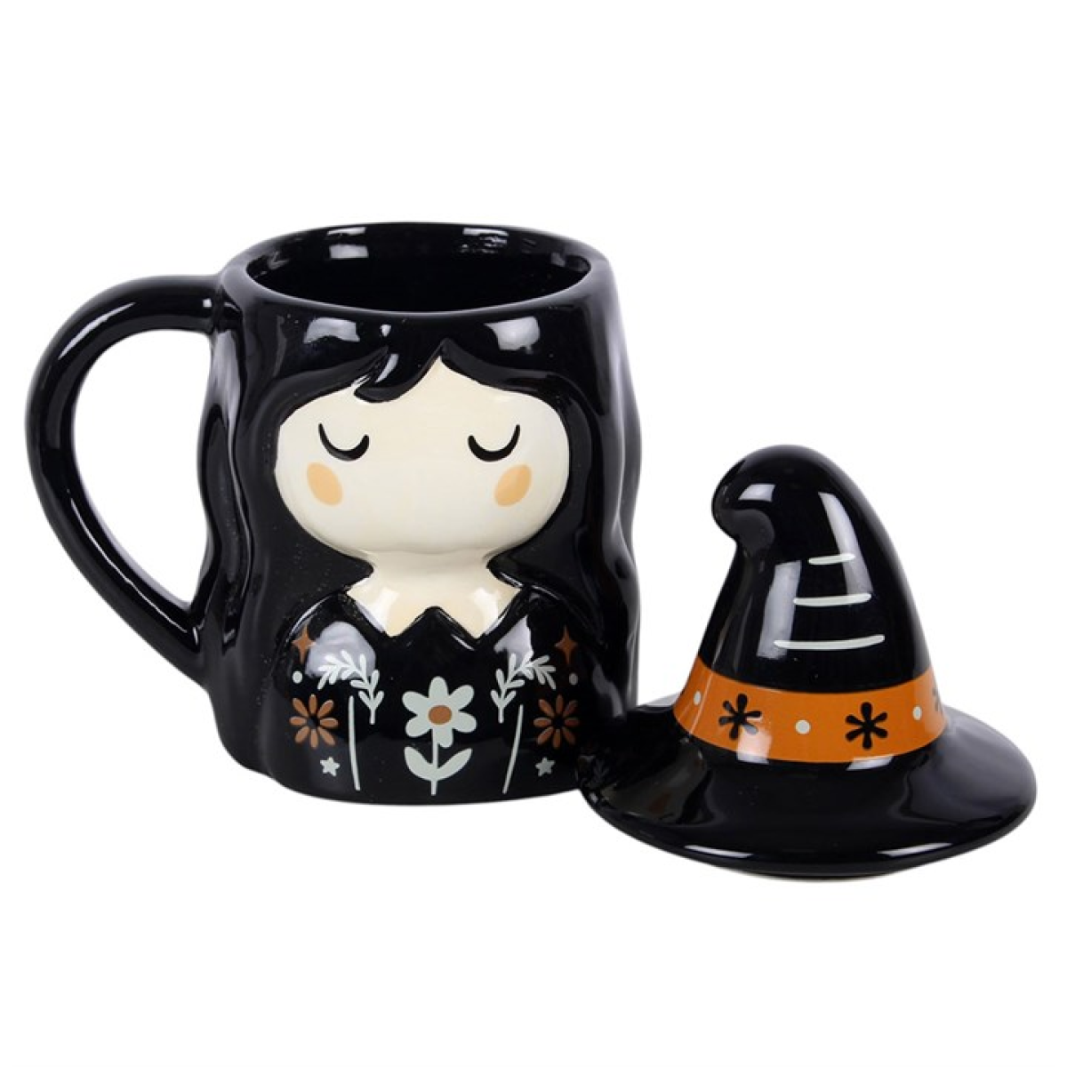 Frightful Folk Witch Lidded Mug 🇬🇧