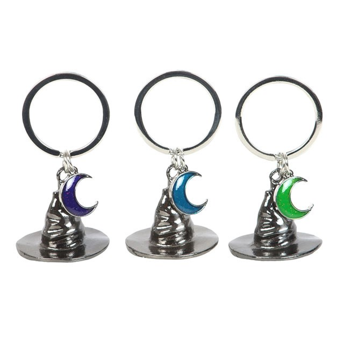 Set of 3 Coven Sisters Witch Hat Keyrings 🇬🇧