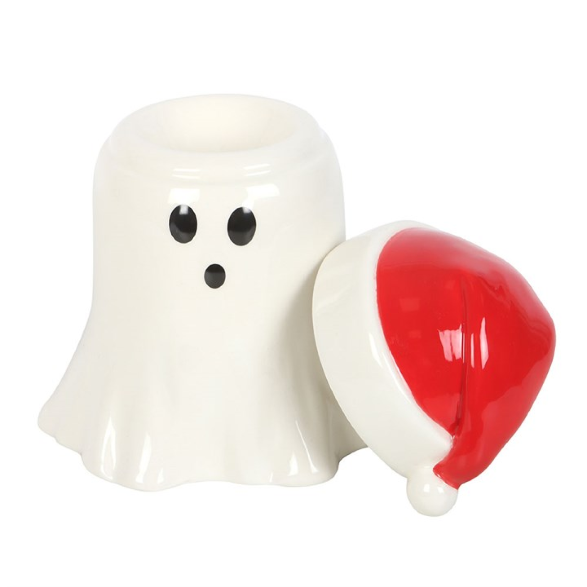 Ghost with Santa Hat Oil Burner and Wax Warmer 🇬🇧