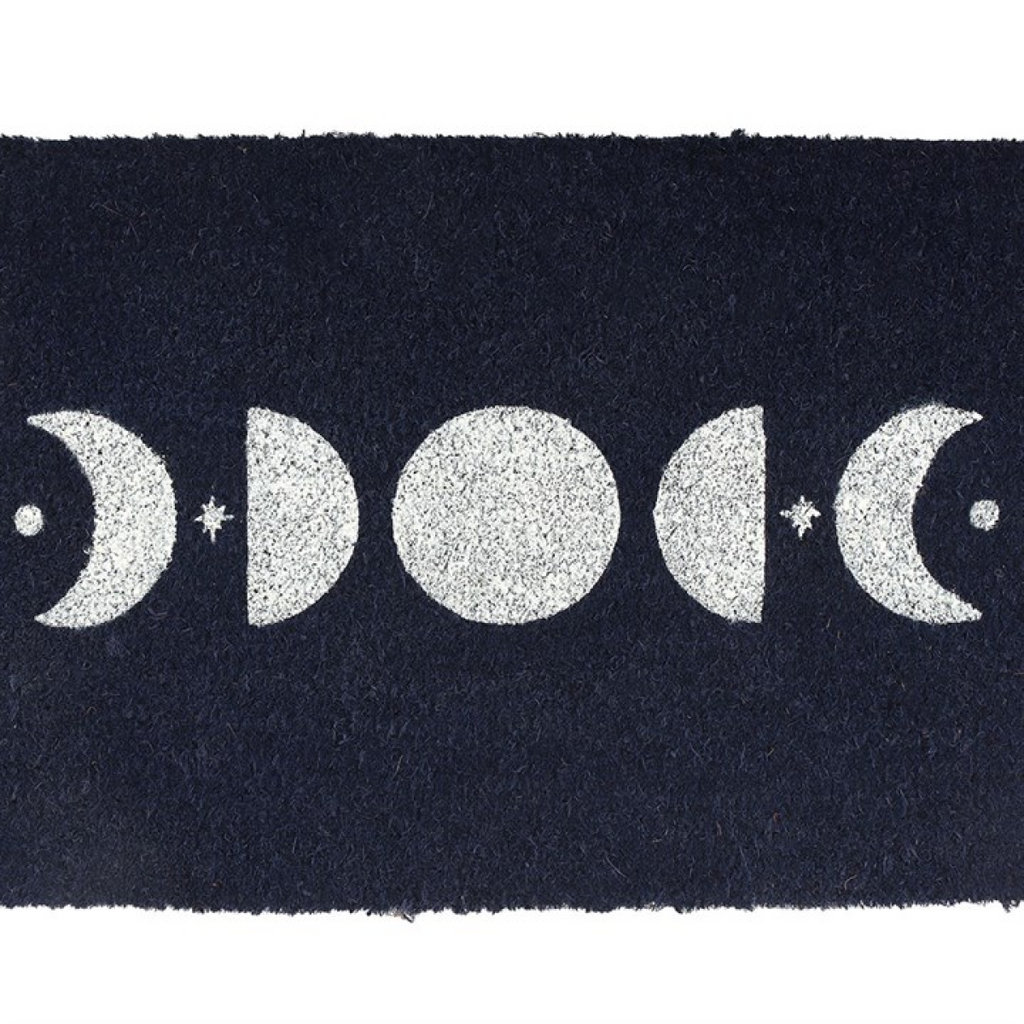 Dark Blue Moon Phase Doormat 🇬🇧