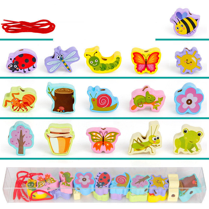 Wooden Children's Threading Beads Toys 🇨🇳
