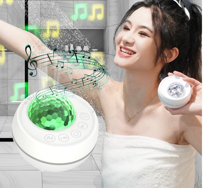 Bathroom Magic Sound Light Swimming Pool Outdoor Small Magic Ball Atmosphere Light Bluetooth Waterproof Speaker Music Voice Control Stage Small Audio 🇨🇳