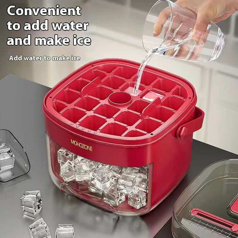 Press-type Convenient Outdoor Portable Ice Tray Large Capacity Ice Bucket 🇨🇳
