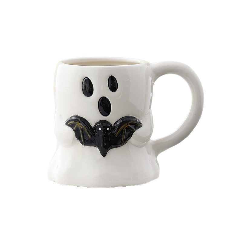 Cute Ghost Pumpkin Mug Halloween Ceramic Cup 🇨🇳