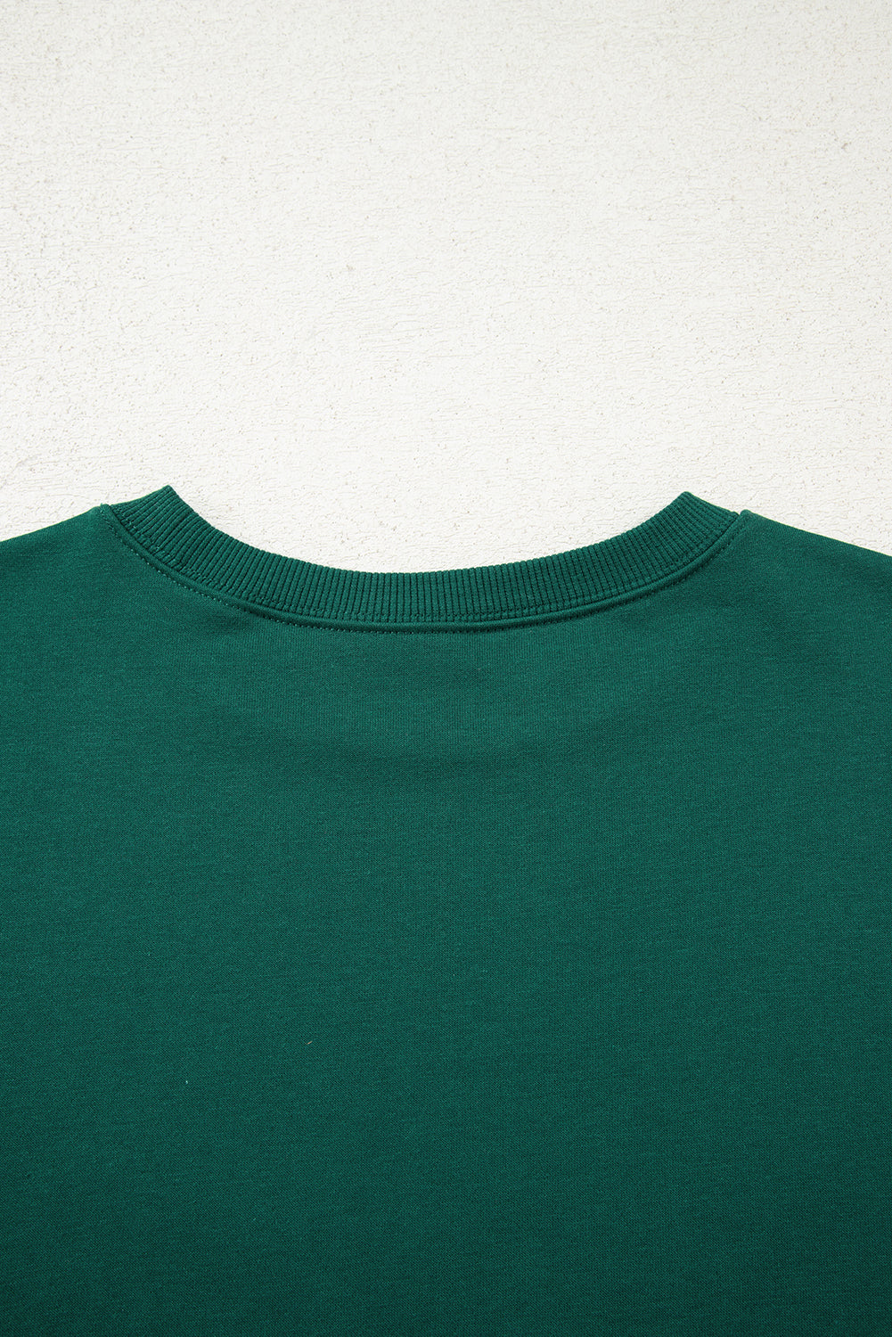 Evergreen Varsity Striped Sleeve Drop Shoulder Sweatshirt and Short Set 🇺🇲