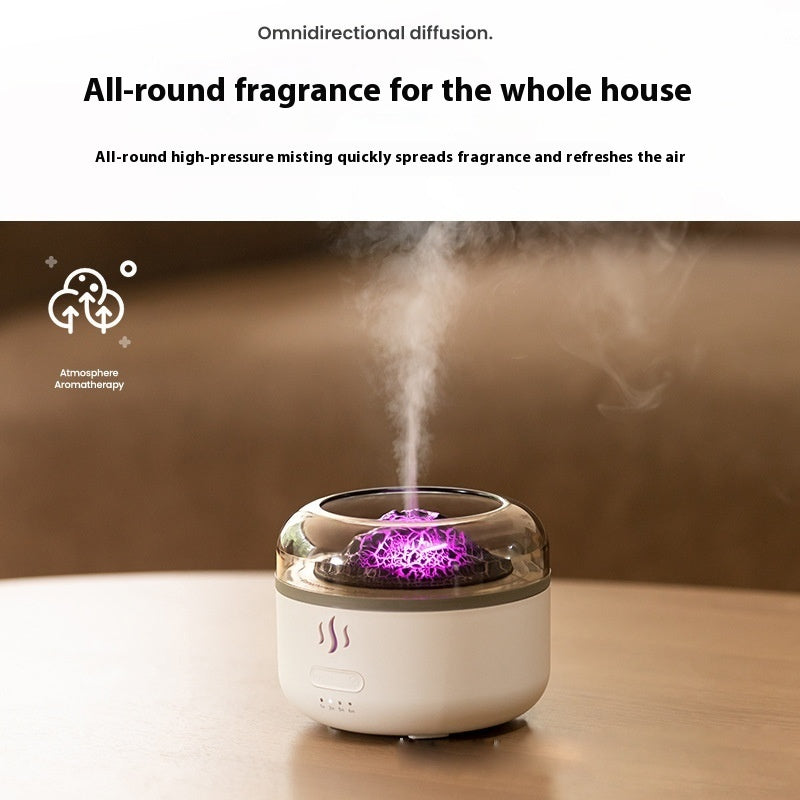 Simulation Flame Aroma Diffuser Colorful Flame Aromatherapy Diffuser 🇨🇳
