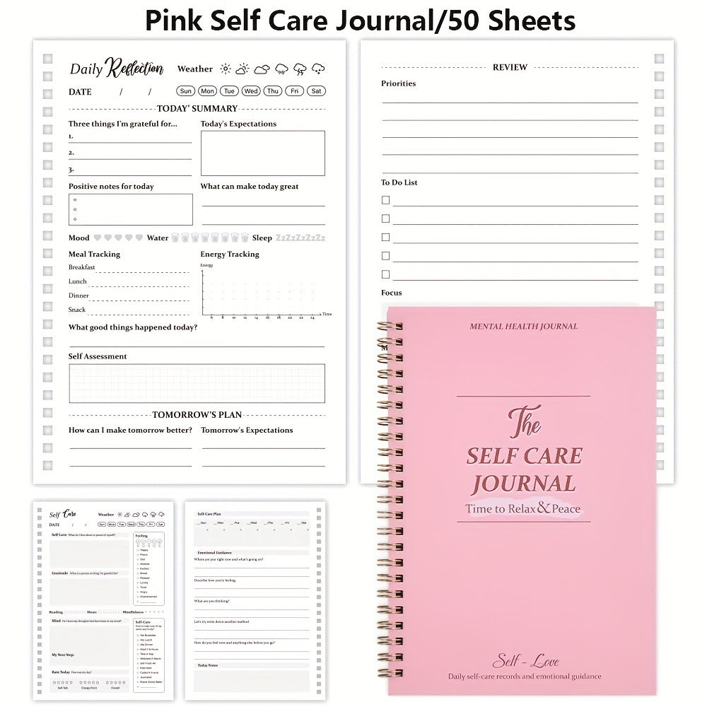 100 Page Self Care And Emotional Well Being Journal 🇨🇳