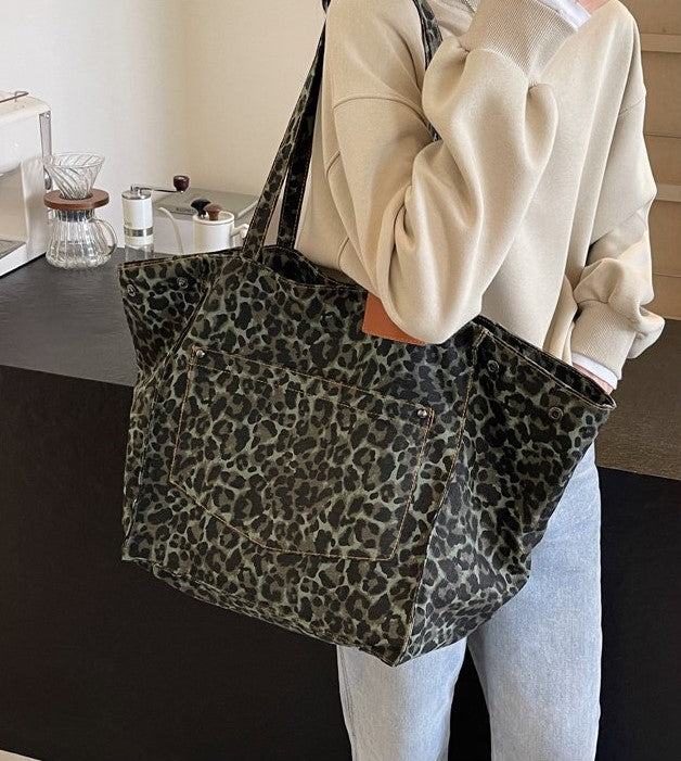 Womens Stylish High-Capacity One-Shoulder Canvas Bag 🇨🇳