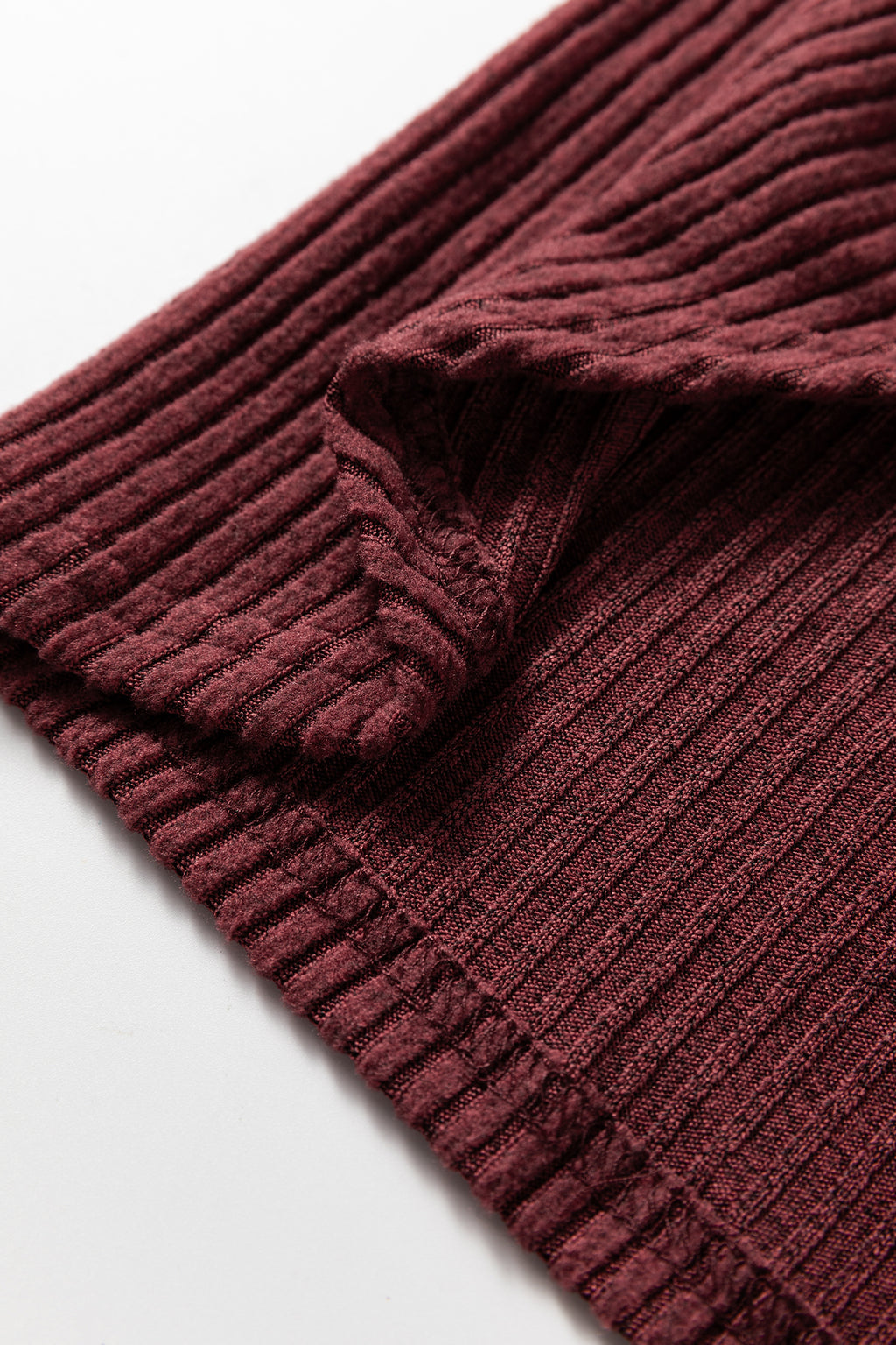 Wild Ginger Plus Size Ribbed Button Decor Long Sleeve Loose Top 🇺🇸