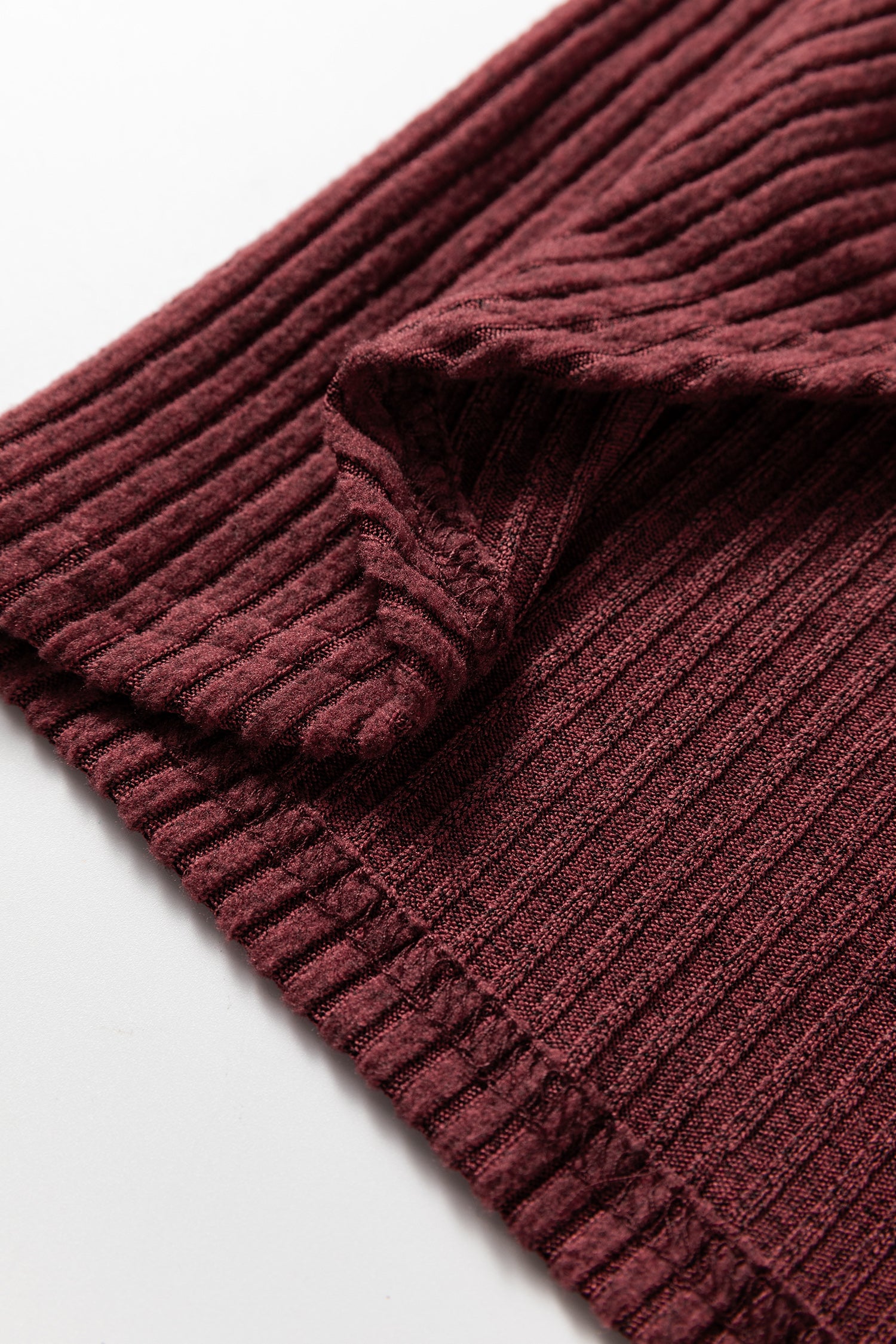 Wild Ginger Plus Size Ribbed Button Decor Long Sleeve Loose Top 🇺🇸