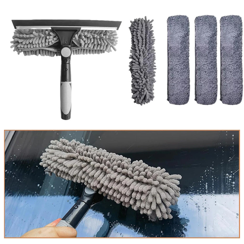 Telescopic Extendable Window Cleaner Equipment Glass Cleaning 4.5m Squeegee 🇨🇳