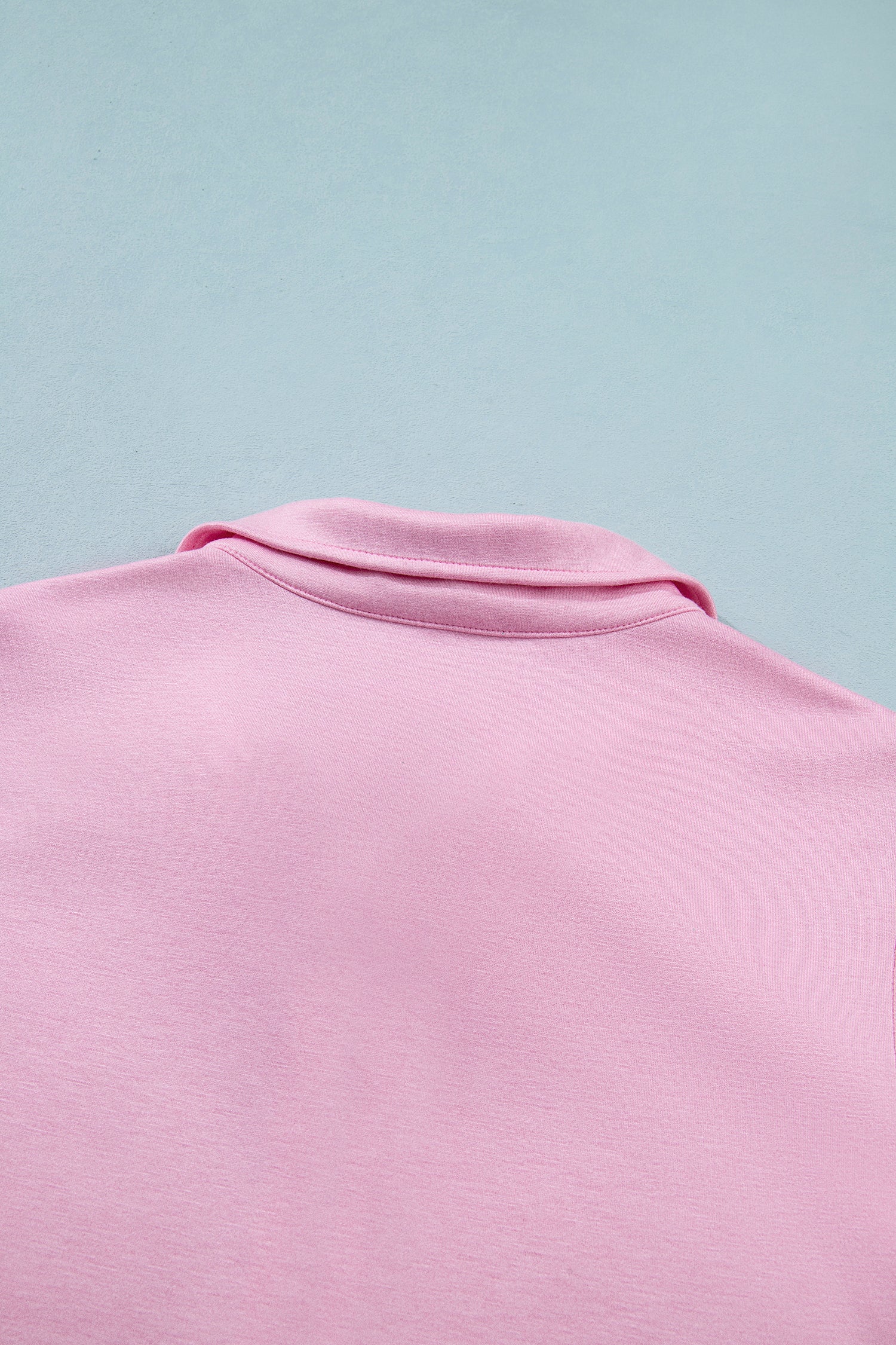 Pink Solid Color Sleeveless Zipper Tank and Skort Set