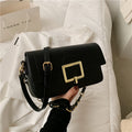Popular Thick Chain One-shoulder Armpit Small Square Female Texture Simple Messenger Bag 🇨🇳
