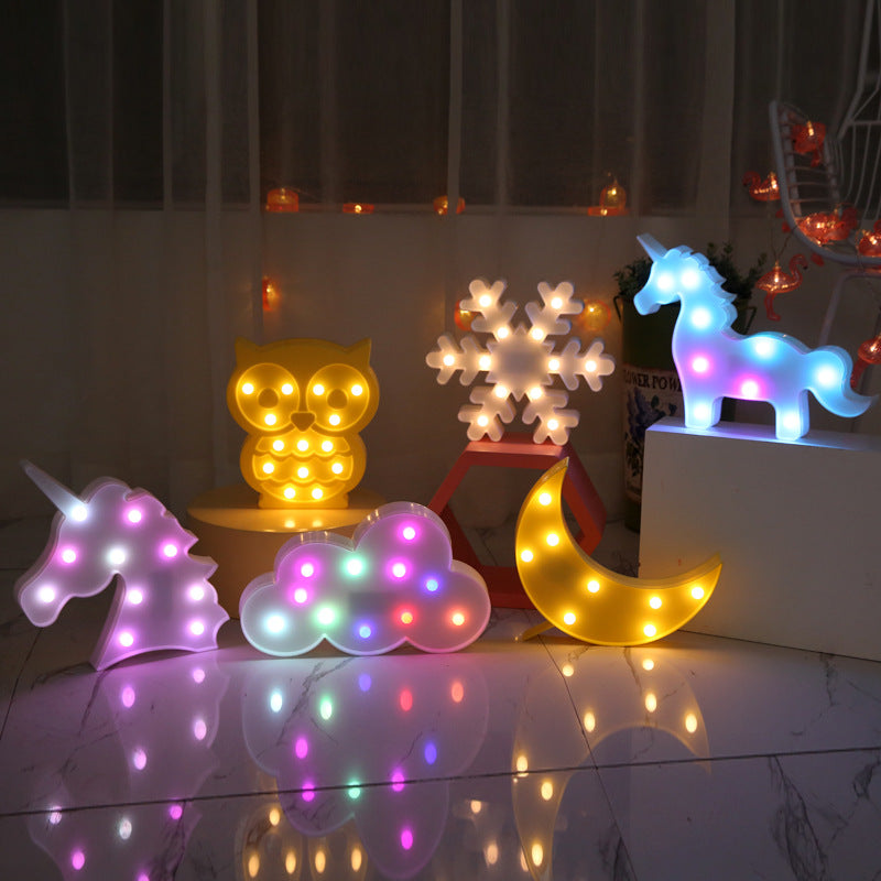 LED Giraffe Shaped Light String Decoration Wall Hanging 🇨🇳