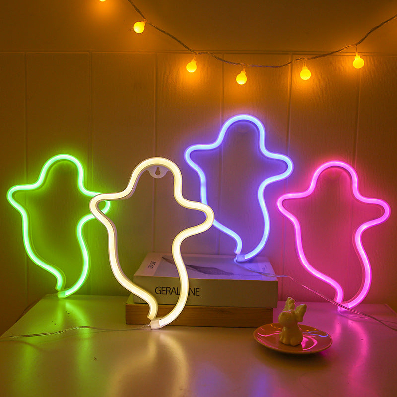 Halloween Ghost Neon Home Creative Modeling Lamp 🇨🇳