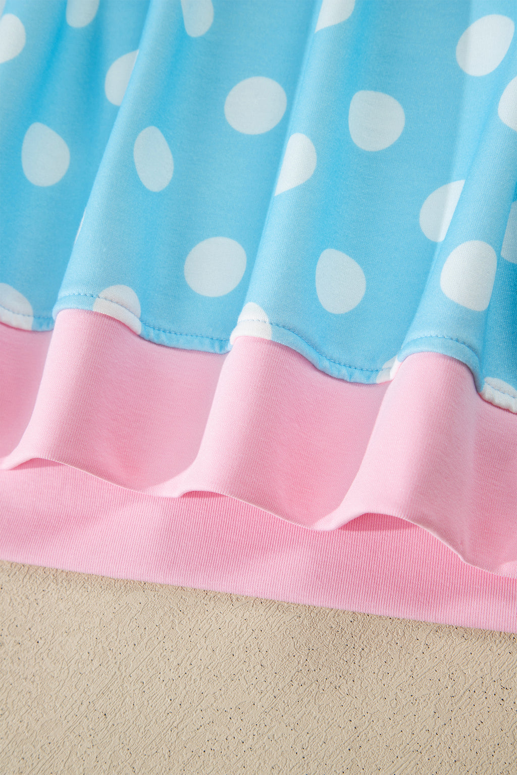 Sky Blue Polka Dot Short Sleeve Top and Pants Set 🇺🇸
