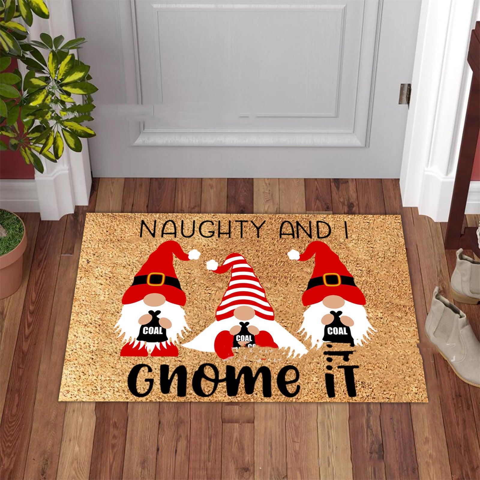 Christmas Series Flannel Floor Mat Non-slip Fluffy Carpet 🇨🇳