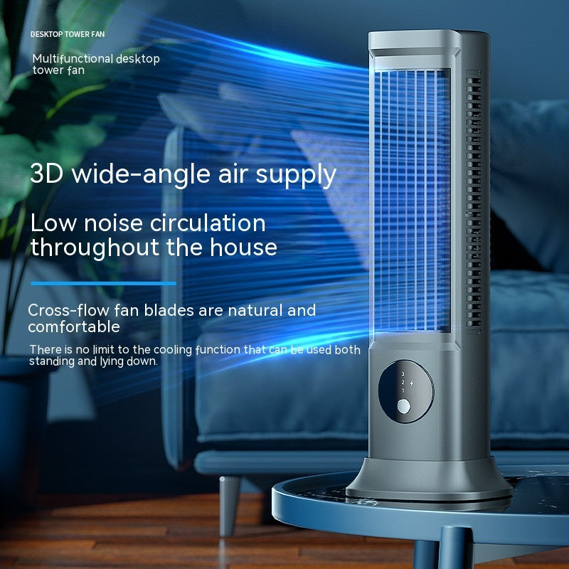 Silent And Portable USB Desktop Vertical Leafless Tower Fan 🇨🇳