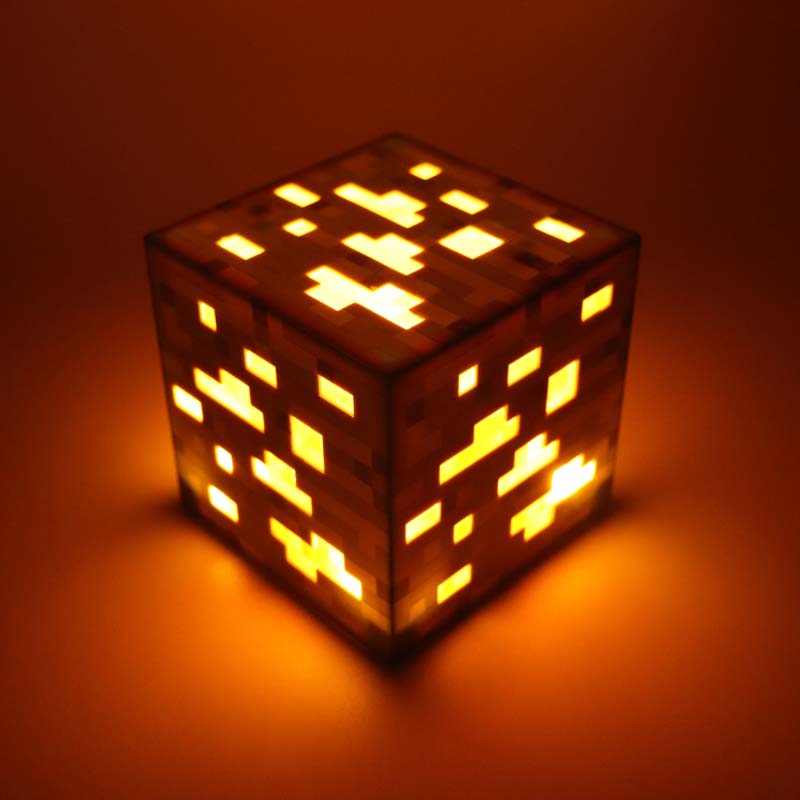 Minecrafted Torch LED Light Up Night Wall Light Luminous Toys Game Design Toy 🇨🇳