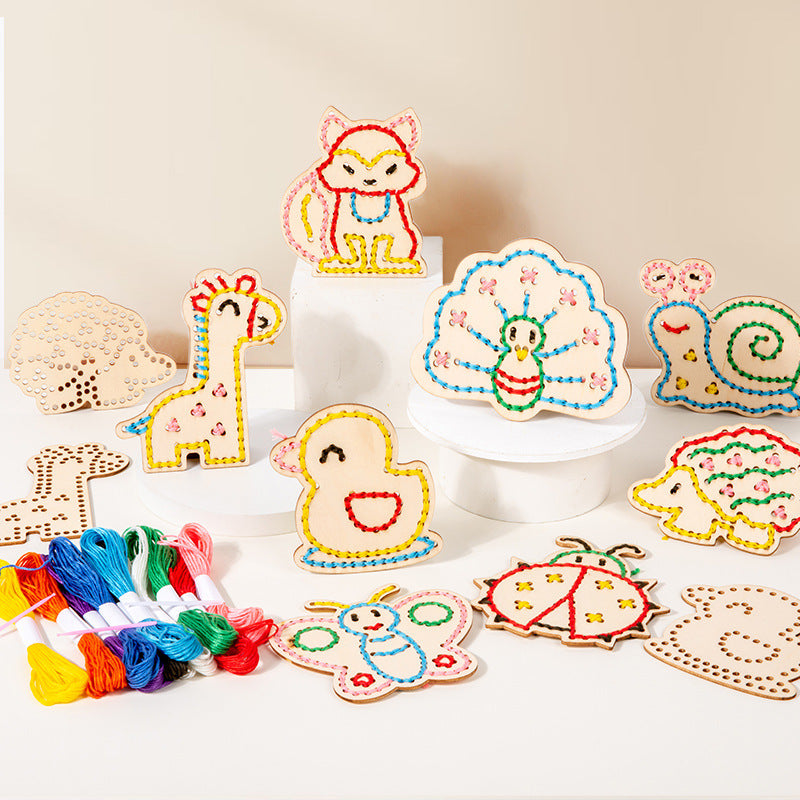 Handmade Embroidery Rope Game Thinking Hand-eye Coordination Educational Toys 🇨🇳