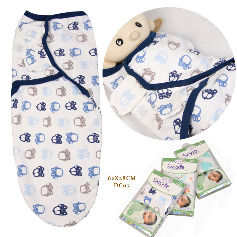Cotton baby baby wrapped towel, cartoon baby sleeping bag, anti startled baby and baby products 🇨🇳