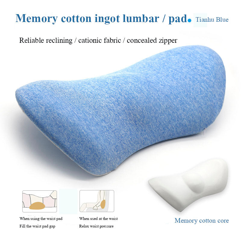 Lumbar Support Pillow For Side Sleepers Pregnancy Relieve Hip Coccyx Sciatica Pain Machine Chair Back Cushion Waist Car Seat 🇨🇳