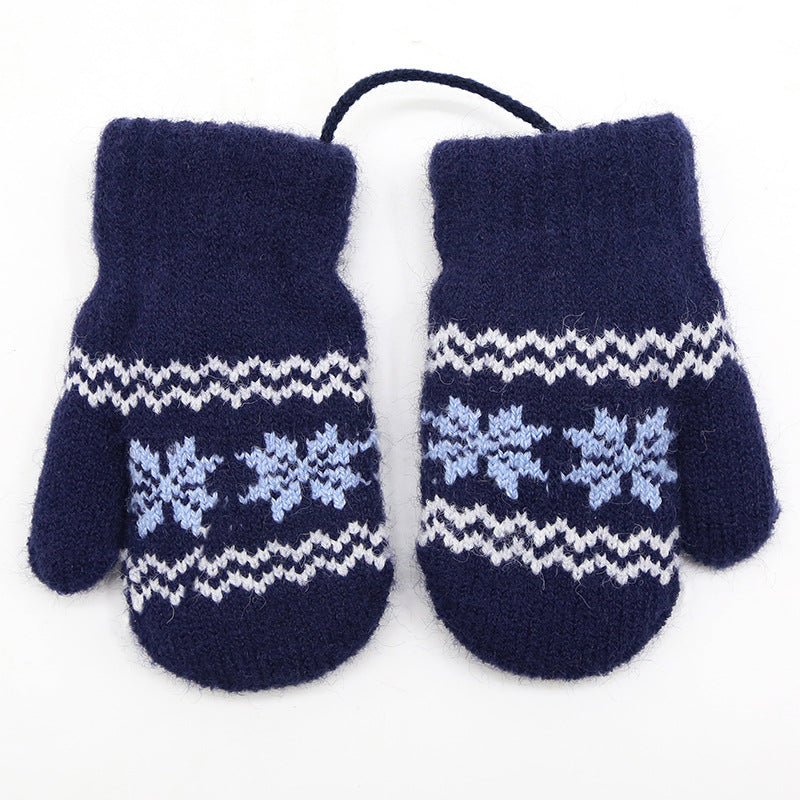 Children's Alpaca Thick Warm Halter Gloves 🇨🇳