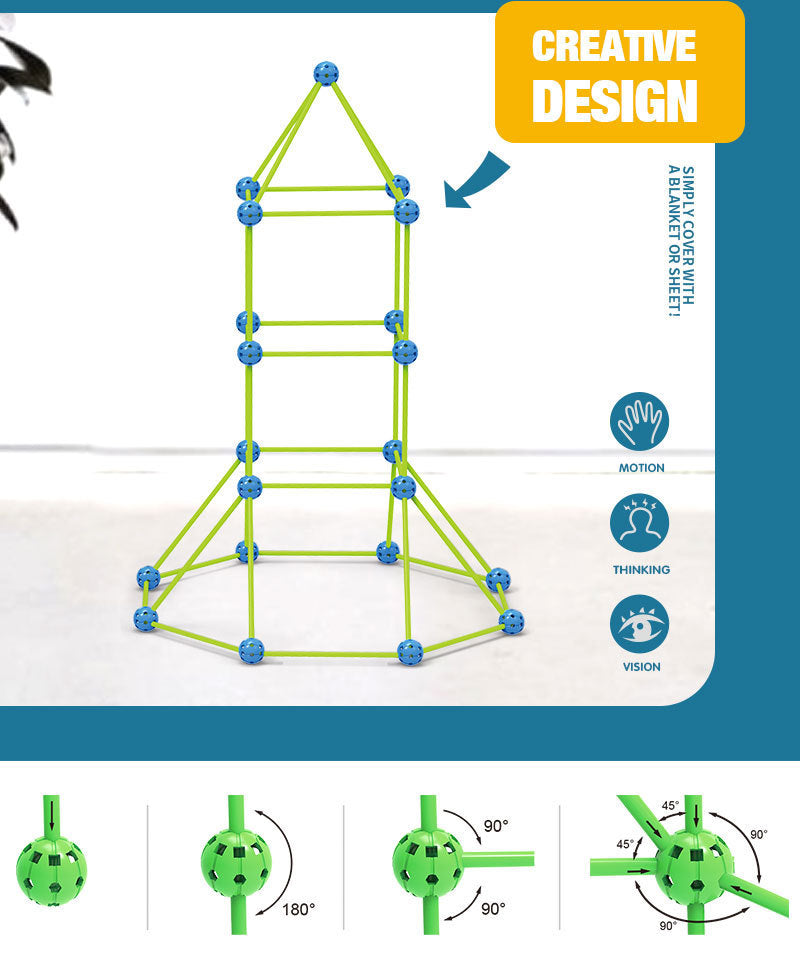 Children's DIY Luminous Tent Play House Splicing Toys 🇨🇳