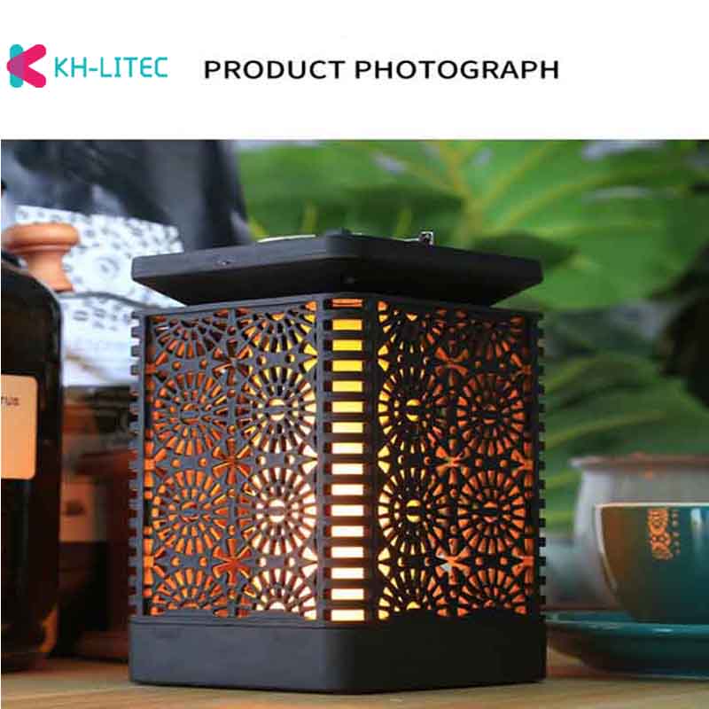 Solar Hanging Flame Torch Lights Flickering Light Waterproof Garden Decoration Outdoor Lawn Path Yard Patio Floor Lamps 🇨🇳